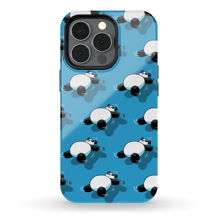 iPhone 13 pro StrongFit Panda sleeping in the sea by Alberto