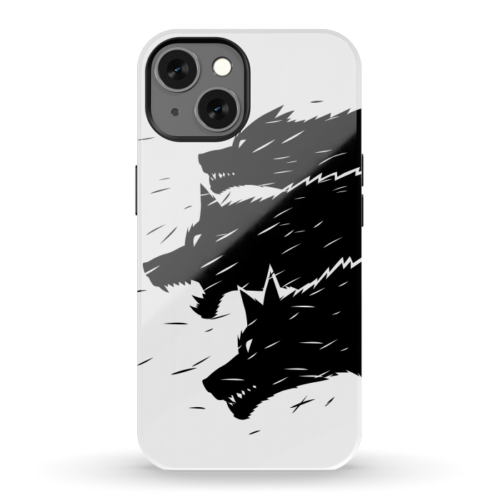 iPhone 13 StrongFit Three Wolves by Alberto