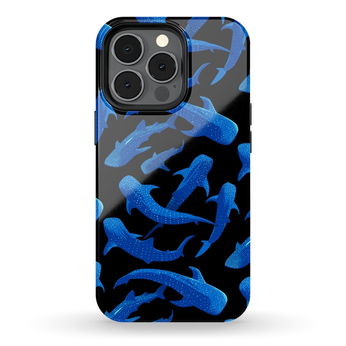 iPhone 13 pro StrongFit Shark Whales by Alberto