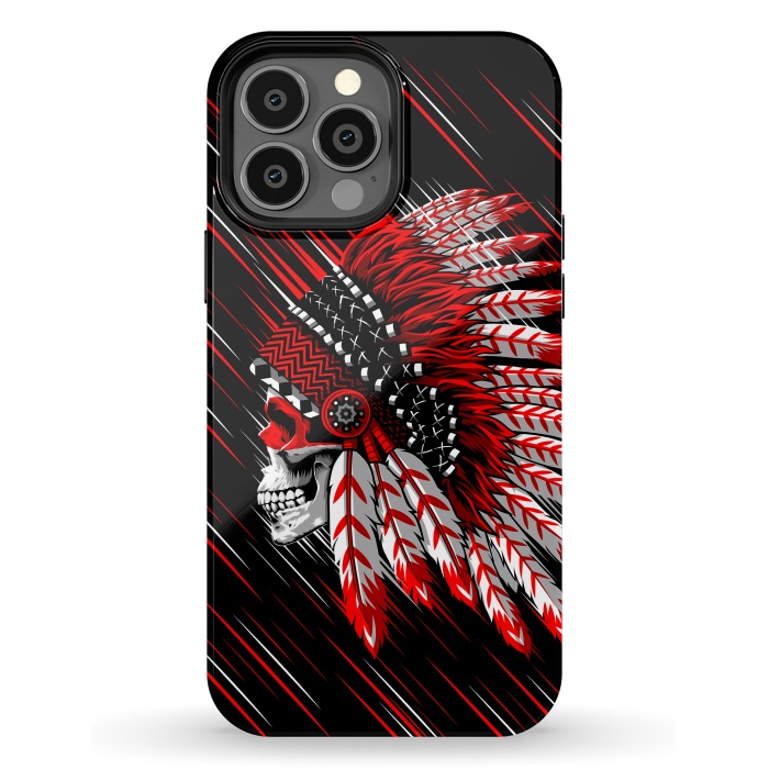 iPhone 13 Pro Max StrongFit Indian Skull by Alberto