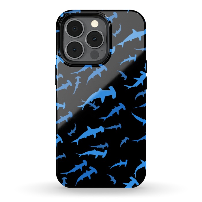 iPhone 13 pro StrongFit hammerhead sharks by Alberto