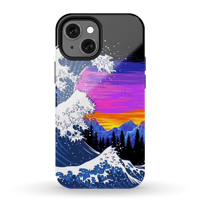 iPhone 13 mini StrongFit The wave at dawn by Alberto