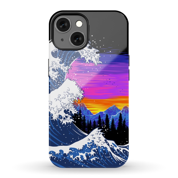 iPhone 13 StrongFit The wave at dawn by Alberto