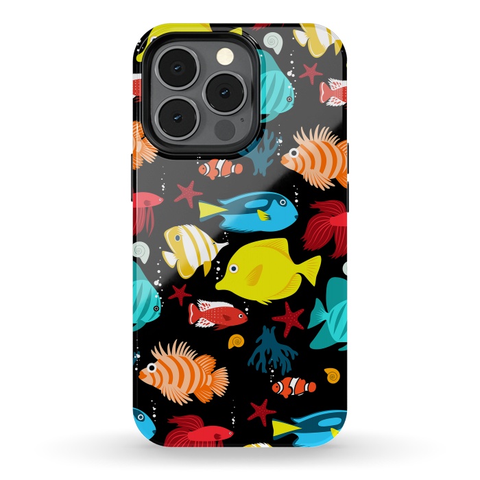 iPhone 13 pro StrongFit Tropical aquarium by Alberto