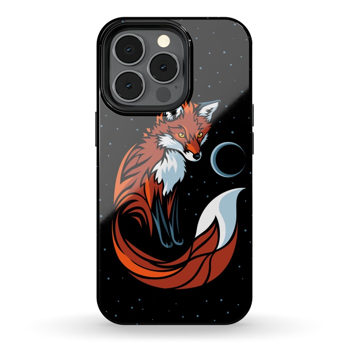 iPhone 13 pro StrongFit Tribal Fox by Alberto