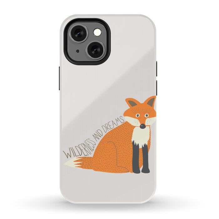 iPhone 13 mini StrongFit Wilderness and Dreams Fox by Edith May