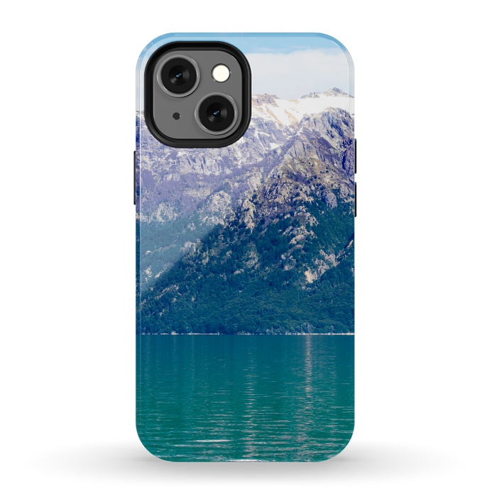iPhone 13 mini StrongFit Purple mountains by Laura Nagel