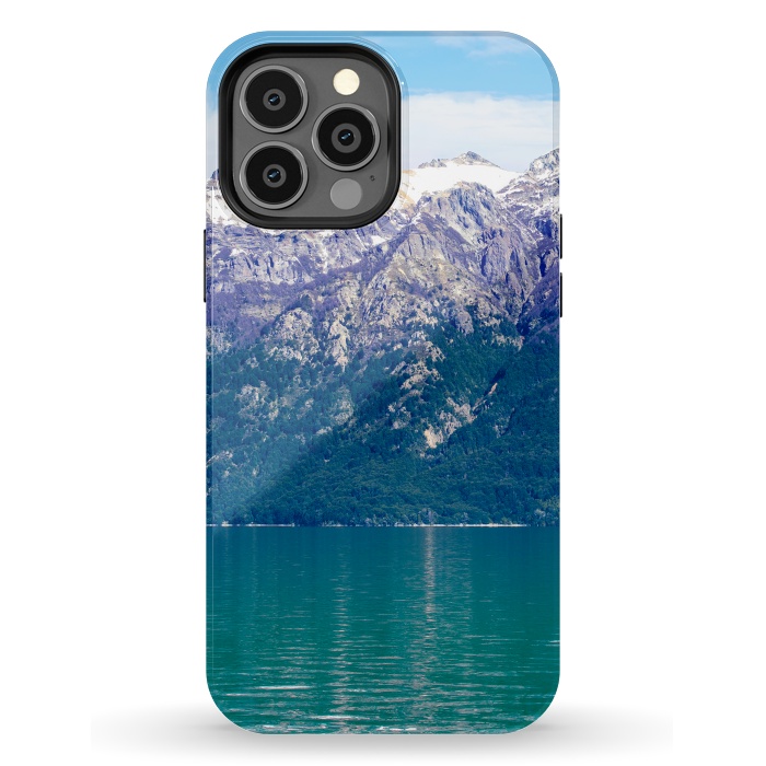 iPhone 13 Pro Max StrongFit Purple mountains by Laura Nagel