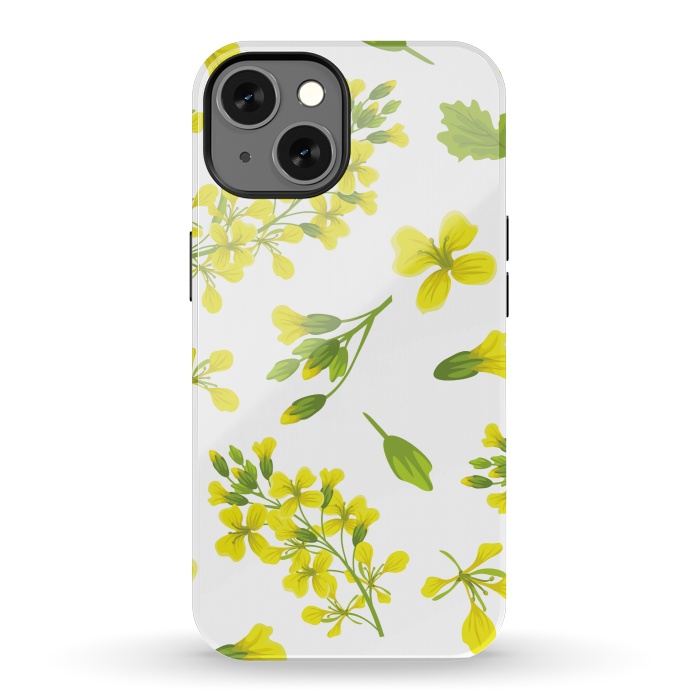 iPhone 13 StrongFit cute yellow flowers 2 by MALLIKA