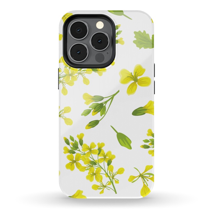 iPhone 13 pro StrongFit cute yellow flowers 2 by MALLIKA