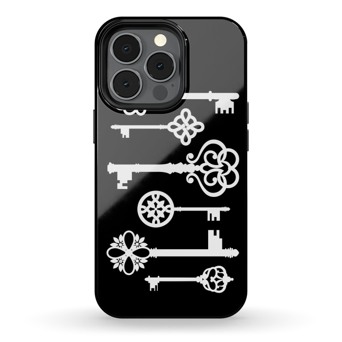 iPhone 13 pro StrongFit Black Keys by Martina