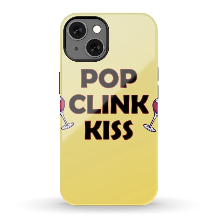 iPhone 13 StrongFit pop clink kiss by MALLIKA