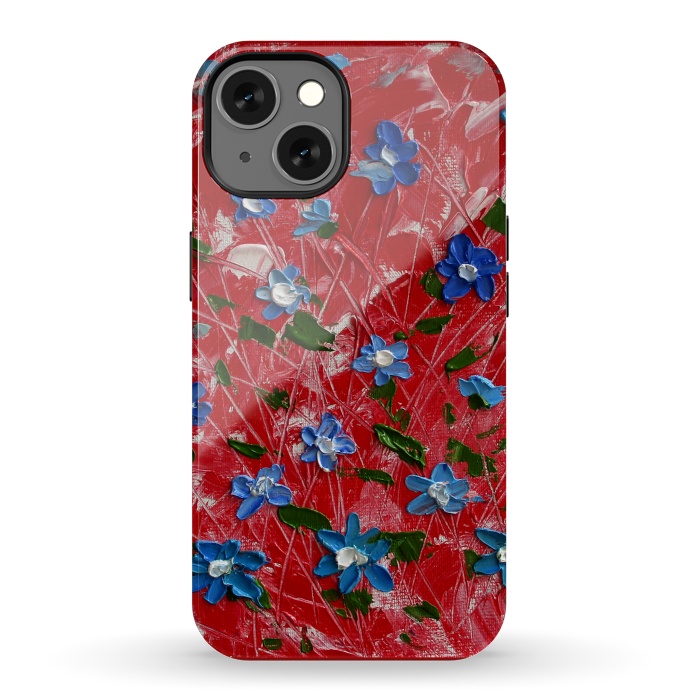iPhone 13 StrongFit Wildflowers art by ArtKingdom7