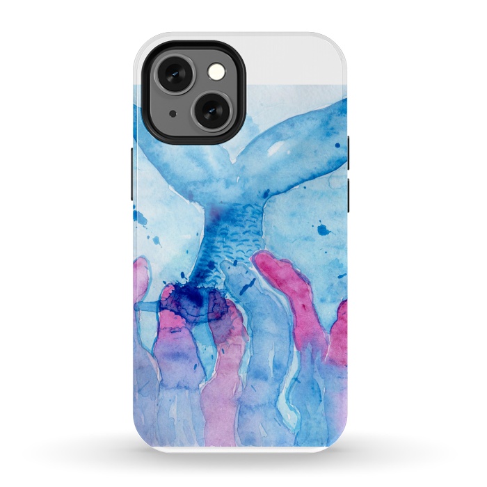 iPhone 13 mini StrongFit Mermaid watercolor by ArtKingdom7