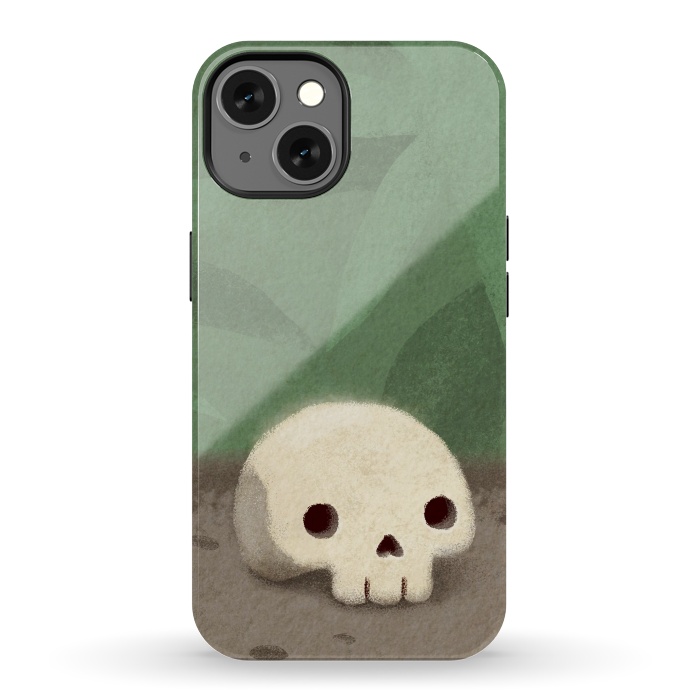 iPhone 13 StrongFit Jungle skull by Laura Nagel