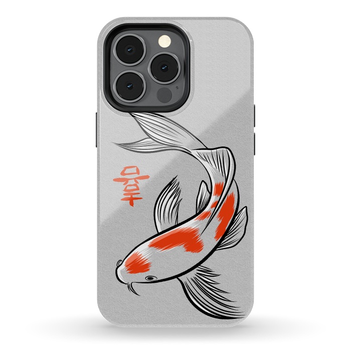 iPhone 13 pro StrongFit Carp Kanji by Alberto