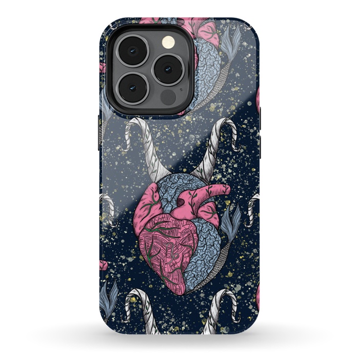 iPhone 13 pro StrongFit Capricorn Heart by Ranggasme