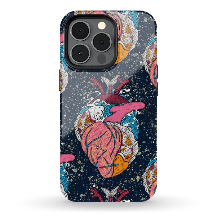 iPhone 13 pro StrongFit Pisces Heart by Ranggasme