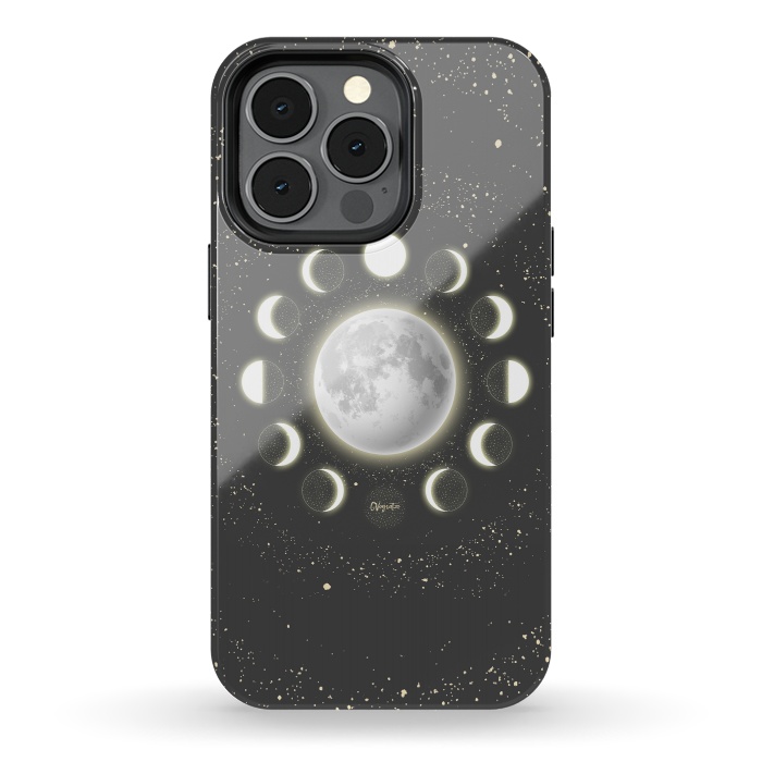 iPhone 13 pro StrongFit Telescope Dreamy Shine-Phases of the Moon by ''CVogiatzi.