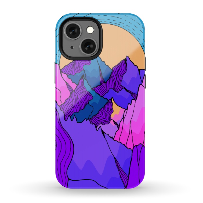 iPhone 13 mini StrongFit A vibrant mountain morning by Steve Wade (Swade)