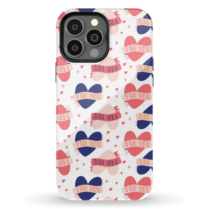 iPhone 13 Pro Max StrongFit Valentine pattern 09 by Jelena Obradovic
