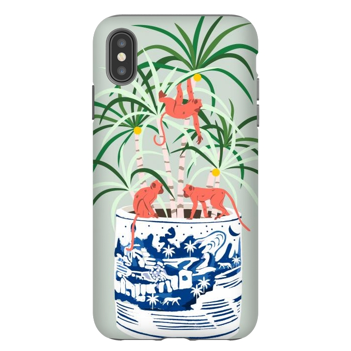 iPhone Xs Max StrongFit Tropical Bonsai by Uma Prabhakar Gokhale