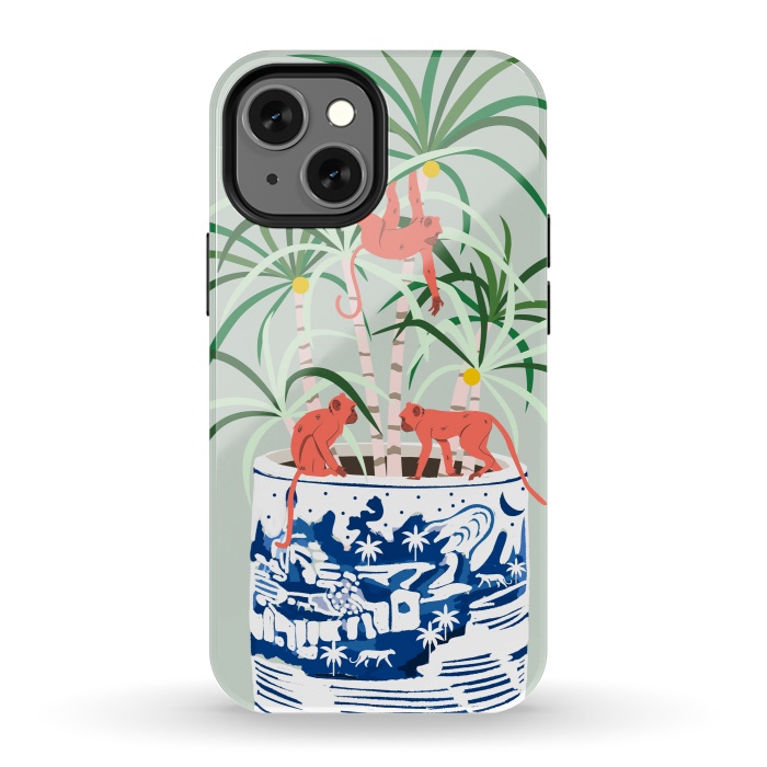 iPhone 13 mini StrongFit Tropical Bonsai by Uma Prabhakar Gokhale