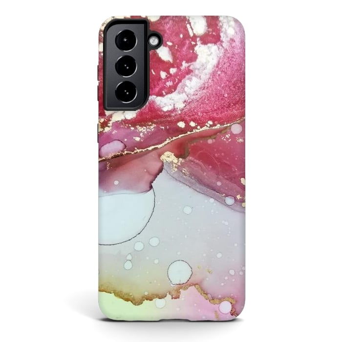 Galaxy S21 StrongFit Berry Sorbet by ArtsCase