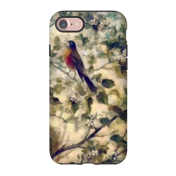 iPhone 7 StrongFit Watercolored Nature by Texnotropio