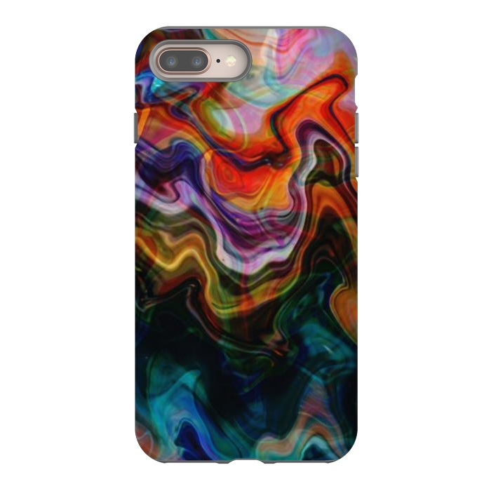 iPhone 7 plus StrongFit Digitalart Abstract Marbling G596 by Medusa GraphicArt