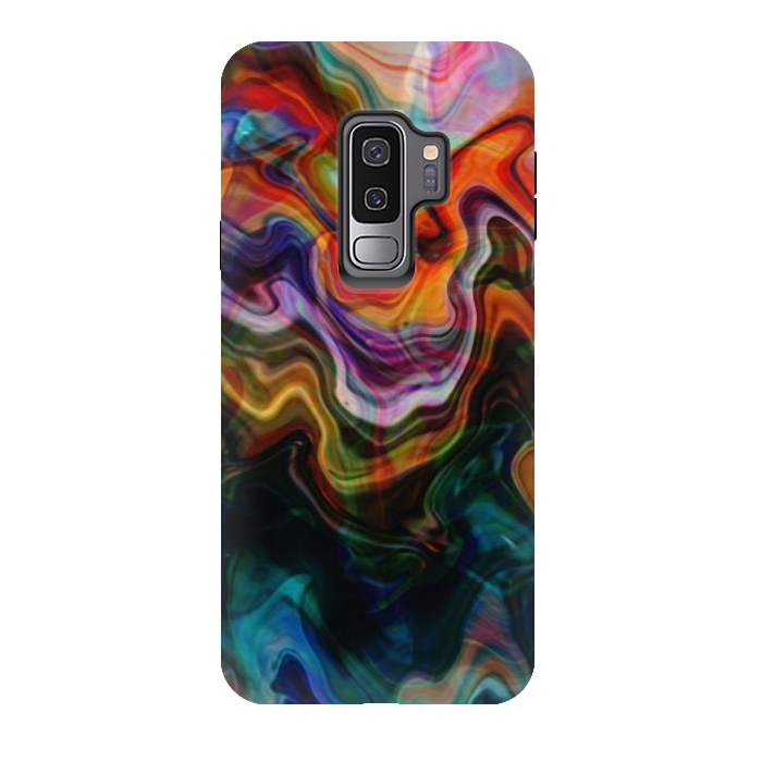 Galaxy S9 plus StrongFit Digitalart Abstract Marbling G596 by Medusa GraphicArt