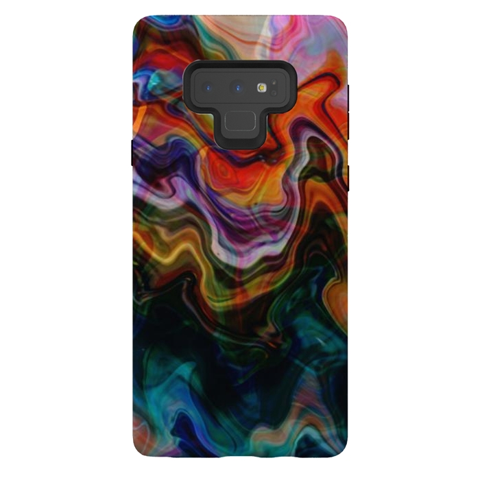 Galaxy Note 9 StrongFit Digitalart Abstract Marbling G596 by Medusa GraphicArt