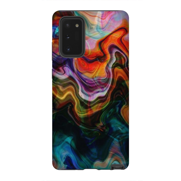 Galaxy Note 20 StrongFit Digitalart Abstract Marbling G596 by Medusa GraphicArt