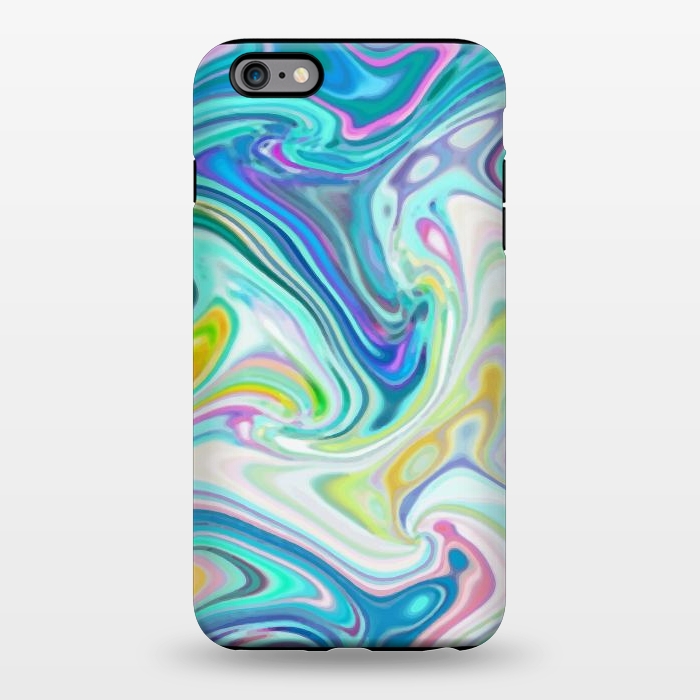 iPhone 6/6s plus StrongFit Digitalart Abstract Marbling G597 by Medusa GraphicArt