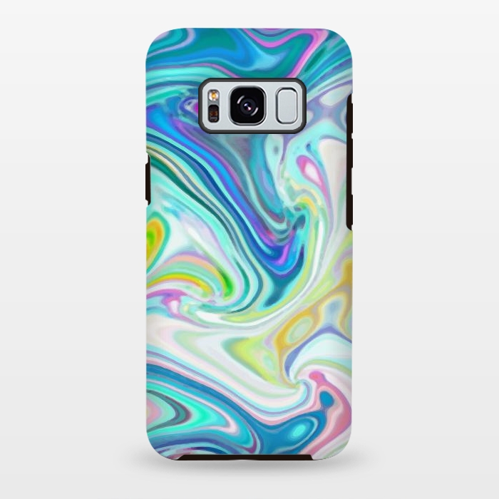 Galaxy S8 plus StrongFit Digitalart Abstract Marbling G597 by Medusa GraphicArt