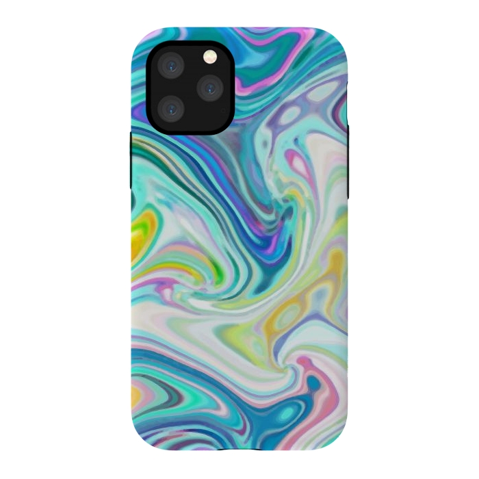 iPhone 11 Pro StrongFit Digitalart Abstract Marbling G597 by Medusa GraphicArt