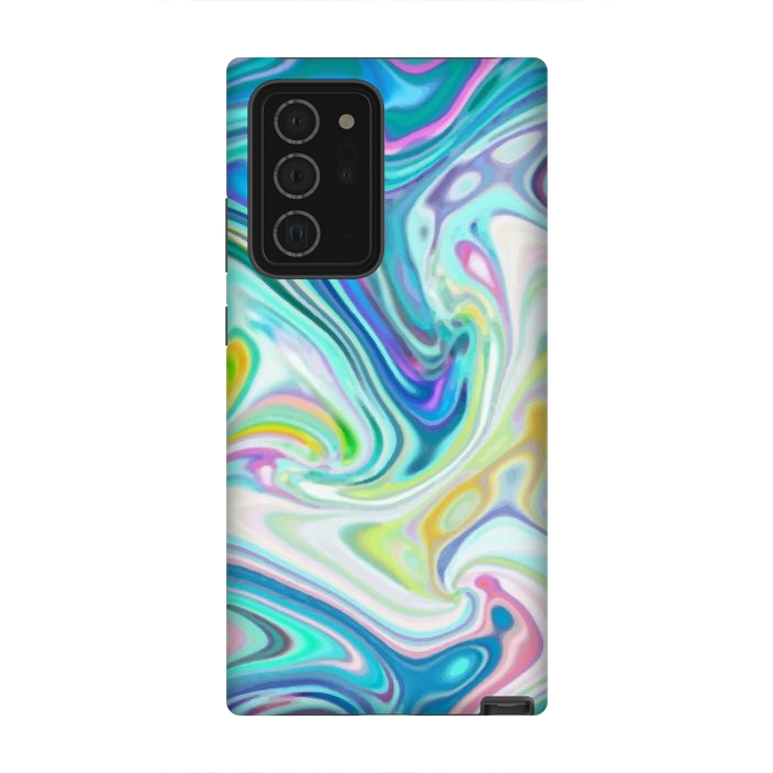 Galaxy Note 20 Ultra StrongFit Digitalart Abstract Marbling G597 by Medusa GraphicArt