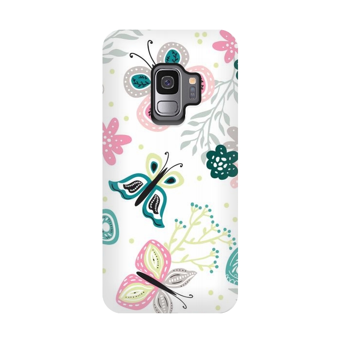 Galaxy S9 StrongFit Give me Butterflies by ArtsCase