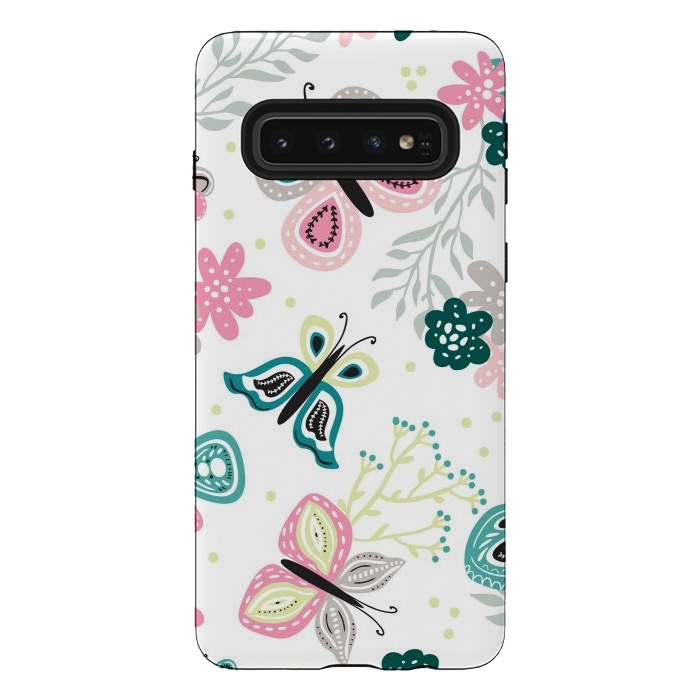 Galaxy S10 StrongFit Give me Butterflies by ArtsCase