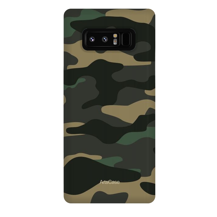 Galaxy Note 8 StrongFit Green Camo by ArtsCase