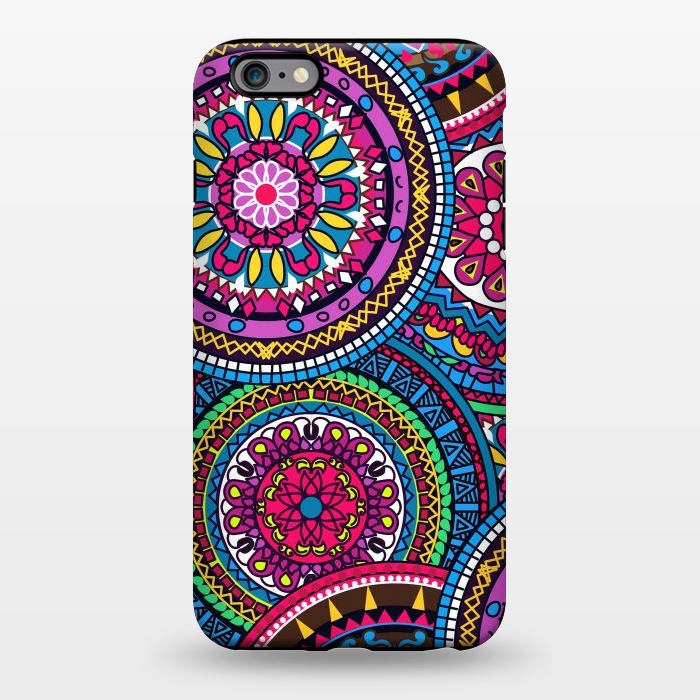 iPhone 6/6s plus StrongFit Multicolor Ornament Mandala by ArtsCase