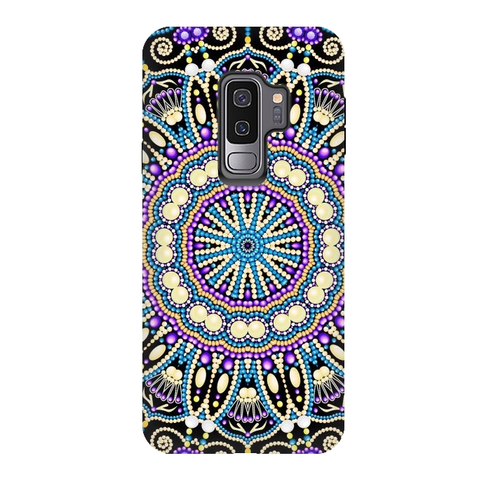 Galaxy S9 plus StrongFit Ornament Bright Mandala by ArtsCase