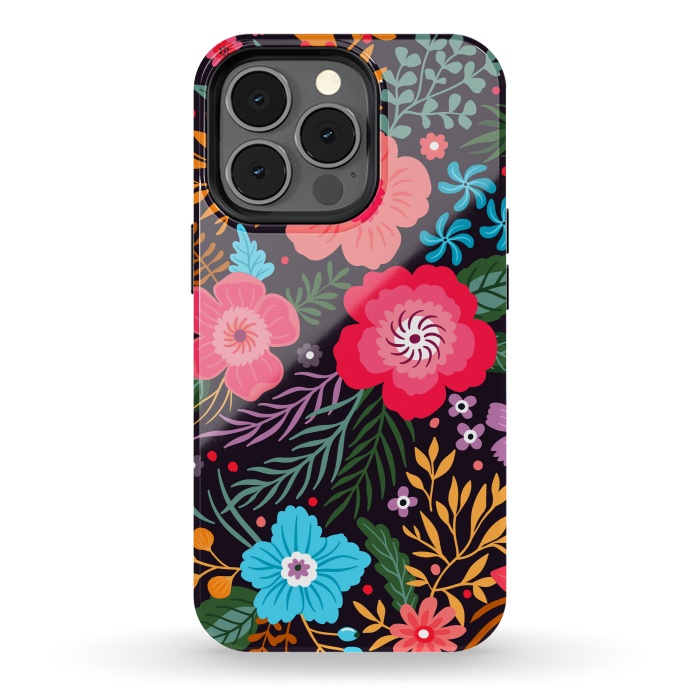 iPhone 13 pro StrongFit In love with the flowers by ArtsCase