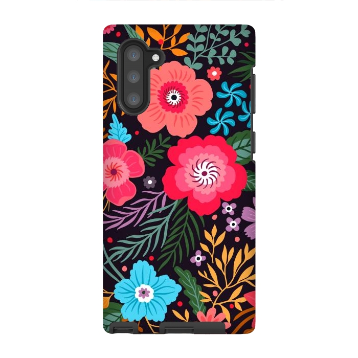 Galaxy Note 10 StrongFit In love with the flowers by ArtsCase