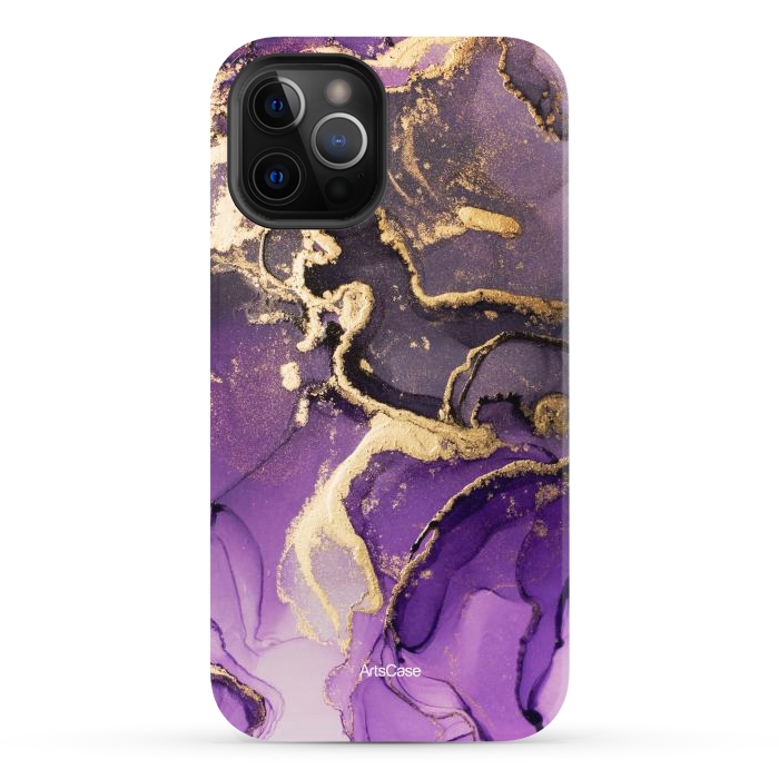 iPhone 12 Pro Max StrongFit Purple Skies by ArtsCase