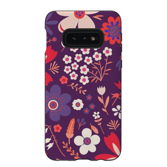 Galaxy S10e StrongFit Wonderful Bright Colors by ArtsCase