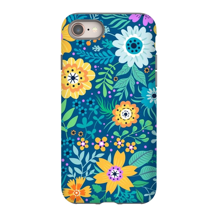 iPhone 8 StrongFit Yellow Flowers by ArtsCase