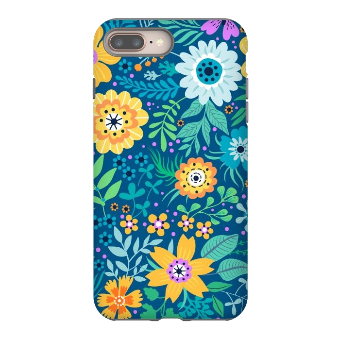 iPhone 8 plus StrongFit Yellow Flowers by ArtsCase