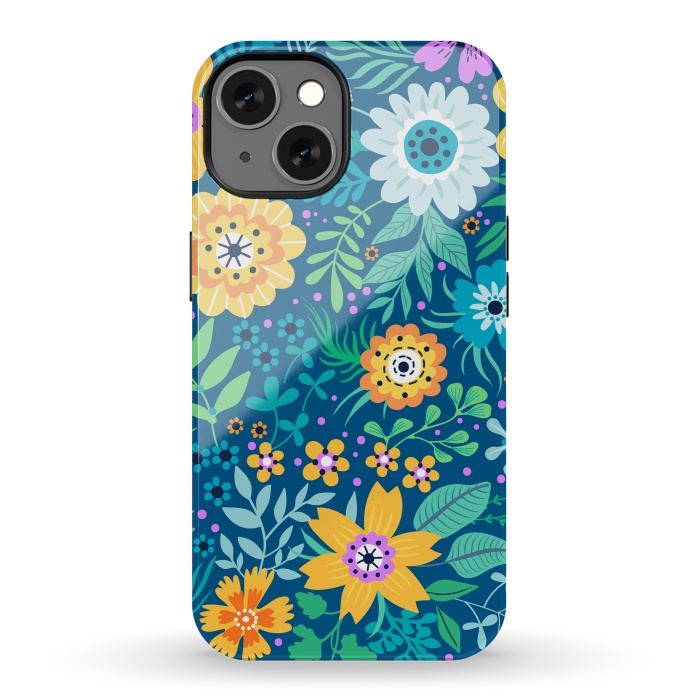 iPhone 13 StrongFit Yellow Flowers by ArtsCase