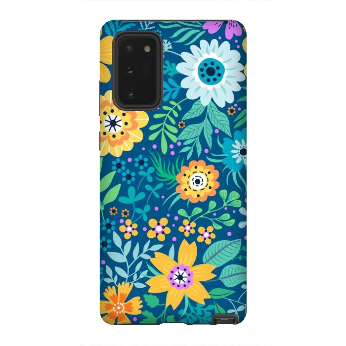 Galaxy Note 20 StrongFit Yellow Flowers by ArtsCase